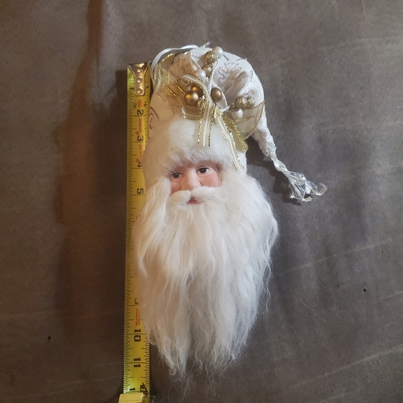 Kurt s adler Santa head ornaments